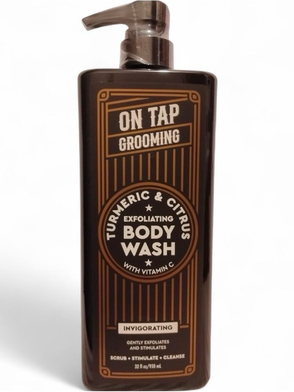 On Tap Grooming  Turmeric & Citrus Exfoliaring Body Wash Invigorating , 32oz